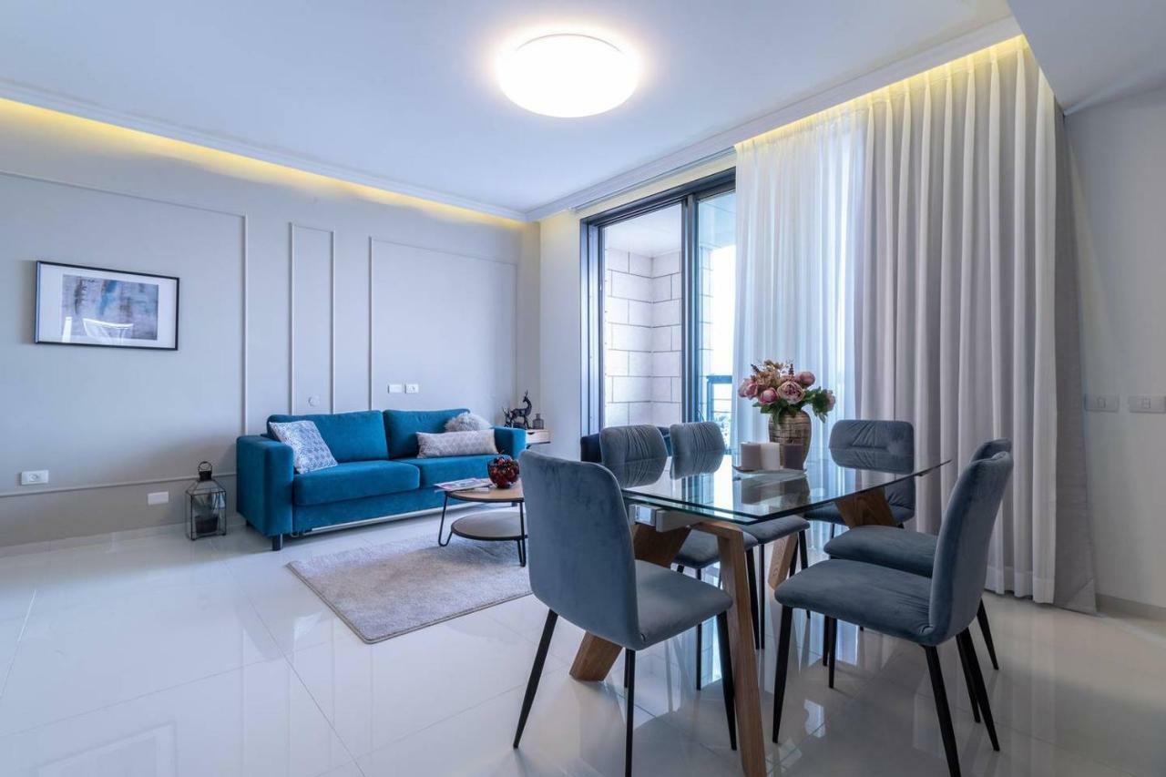 Magical 2Br/Parking With Amazing View, City Center Jeruzalém Exteriér fotografie
